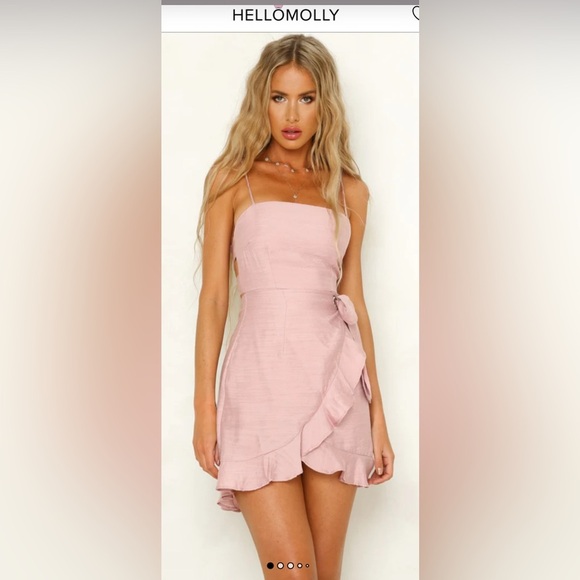 Hello Molly Dresses & Skirts - NWT Hello  Molly Top It Off Dress Mini in Blush , size Small